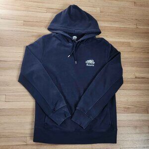 Roots Baggy Men’s Pullover Hoodie — Navy — Size Medium fits Large - Relaxed